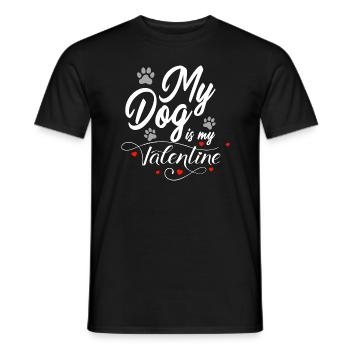 Amoureux de chien - T-shirt homme - noir - Devant - AI Model Male 178 light (178cm)