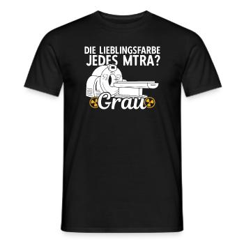 MTRA Medizinisch-Technischer Radiologie Mta - Männer T-Shirt - Schwarz - Vorne - AI Model Male 178 light (178cm)