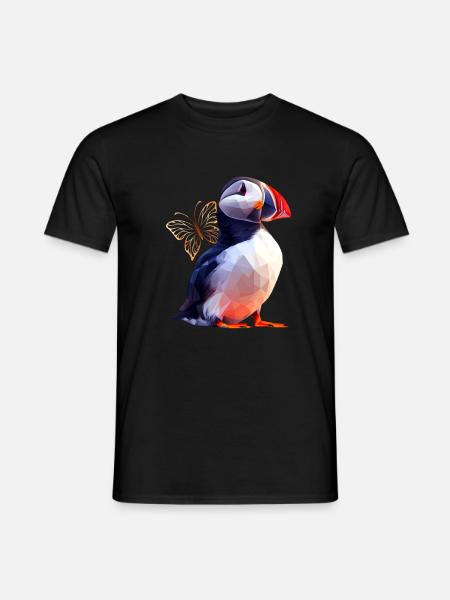 Macareux - T-shirt homme - noir