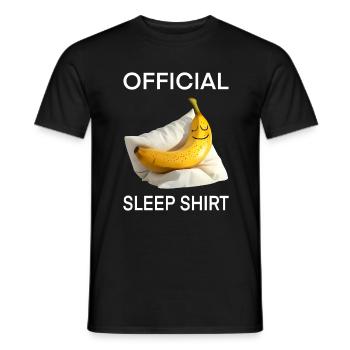 Banane - Männer T-Shirt - Schwarz - Vorne - AI Model Male 178 light (178cm)