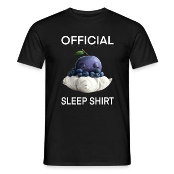 Blaubeere - Männer T-Shirt - Schwarz - Vorne - AI Model Male 178 light (178cm)