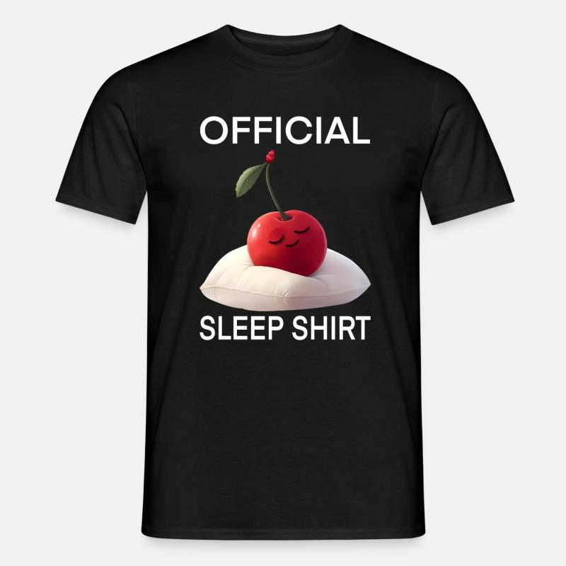 Kirsche - Männer T-Shirt - Schwarz