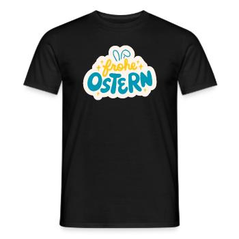 Ostern - Männer T-Shirt - Schwarz - Vorne - AI Model Male 178 light (178cm)