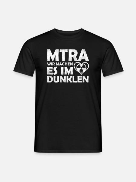 MTRA Medizinisch-Technischer Radiologie Assistent - Männer T-Shirt - Schwarz