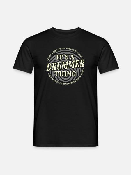 Drummer - Drummer Thing - Men's T-Shirt - black