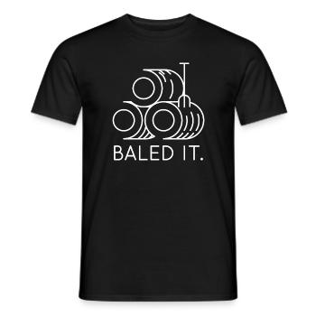 Ballenpresse - Männer T-Shirt - Schwarz - Vorne - AI Model Male 178 light (178cm)