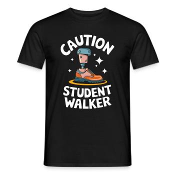 Amputation Behinderung - Männer T-Shirt - Schwarz - Vorne - AI Model Male 178 light (178cm)
