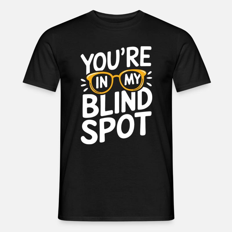 Blinde Blindheit Sehbehinderte Menschen - Männer T-Shirt - Schwarz