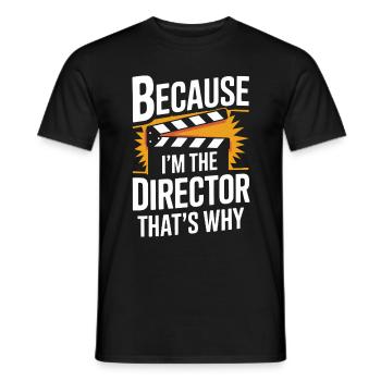 Filmemacher Filmregisseur Kameramann Film - Männer T-Shirt - Schwarz - Vorne - AI Model Male 178 light (178cm)