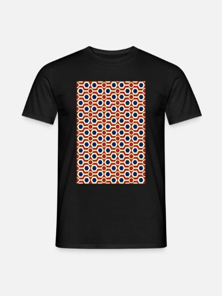 Wallpaper in vintage style - Men's T-Shirt - black