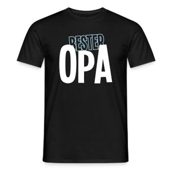 Geschenk Opa | Bester Opa - Männer T-Shirt - Schwarz - Vorne - AI Model Male 178 light (178cm)