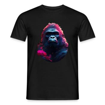 Gorilla - Männer T-Shirt - Schwarz - Vorne - AI Model Male 178 light (178cm)