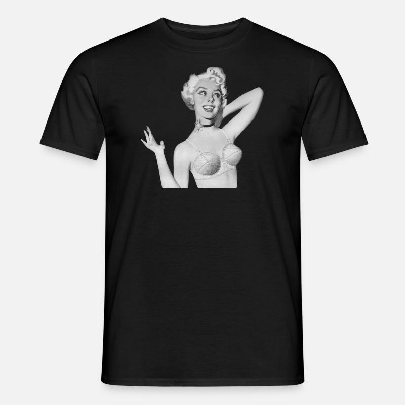 Frau - Männer T-Shirt - Schwarz