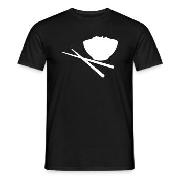 Ramen - Männer T-Shirt - Schwarz - Vorne - AI Model Male 178 light (178cm)
