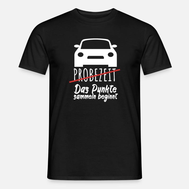 Probezeit Das Punkte sammeln beginnt - Männer T-Shirt - Schwarz