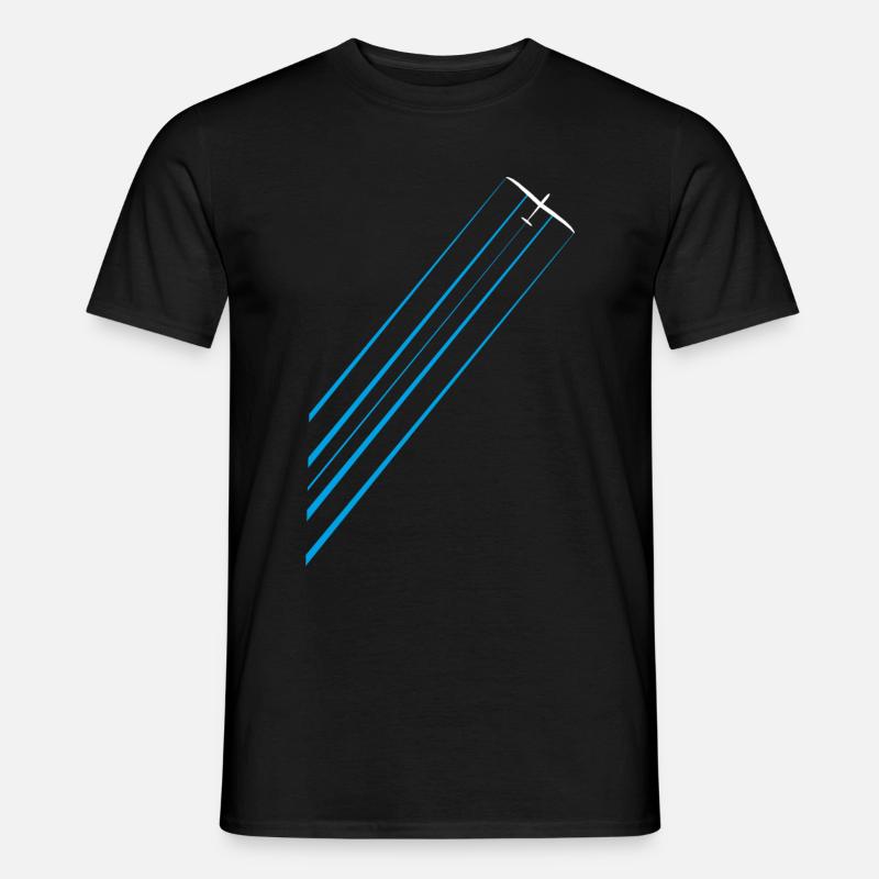 Glidflygplan med vattenglidare glidflygplan - T-shirt herr - svart