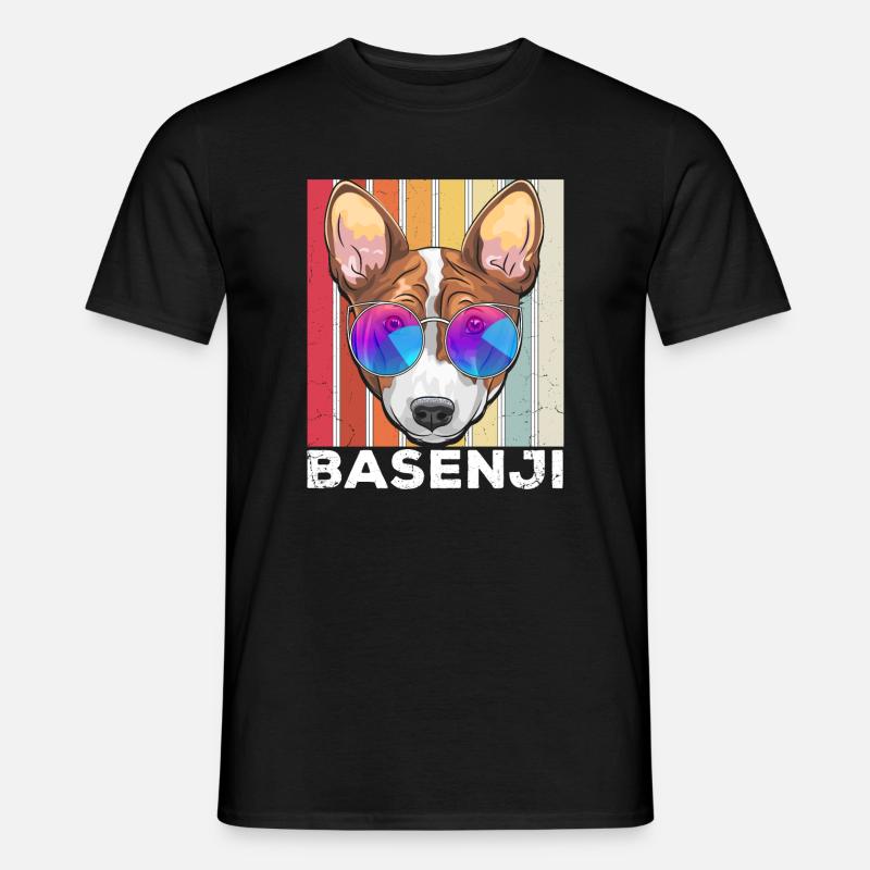 Basenji - Männer T-Shirt - Schwarz