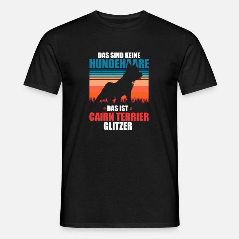 Cairn Terrier - Männer T-Shirt - Schwarz
