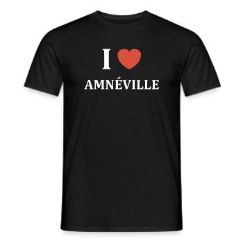 i love Amnéville - T-shirt homme - noir - Devant - AI Model Male 178 light (178cm)