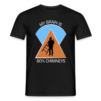 Chimney Sweep Chimney Sweep - Men's T-Shirt - black - Front - AI Model Male 178 light (178cm)