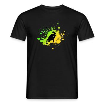 Hip Hop Breakdance - T-shirt homme - noir - Devant - AI Model Male 178 light (178cm)