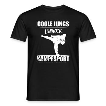 Kampfsport - Männer T-Shirt - Schwarz - Vorne - AI Model Male 178 light (178cm)