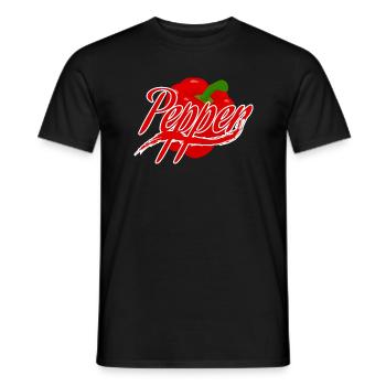 Paprika - Männer T-Shirt - Schwarz - Vorne - AI Model Male 178 light (178cm)