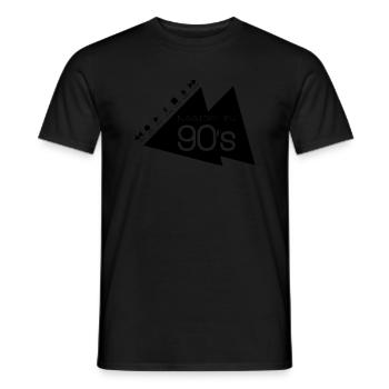 Fabriqué dans les années 90 _Noir_ - T-shirt homme - noir - Devant - AI Model Male 178 light (178cm)