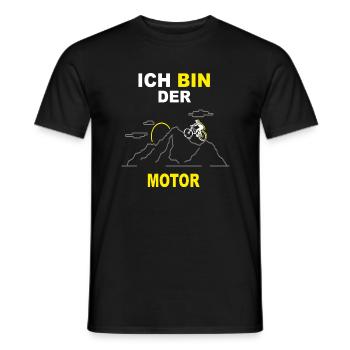 Lustiger Radfahrer Spruch Radsportler Fahrrad - Männer T-Shirt - Schwarz - Vorne - AI Model Male 178 light (178cm)
