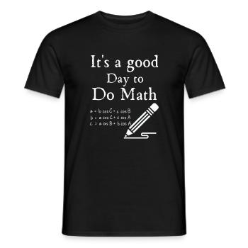 Zurück zur Schule Es ist ein guter Tag, um Mathelehrer zu machen - Männer T-Shirt - Schwarz - Vorne - AI Model Male 178 light (178cm)