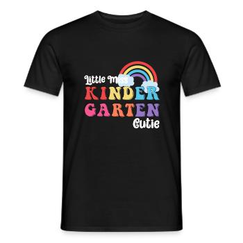 Chemise de la rentrée scolaire Little Miss Kindergarten - T-shirt homme - noir - Devant - AI Model Male 178 light (178cm)