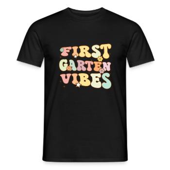 Retour à l’école Première année Vibes Enseignant étudiant - T-shirt homme - noir - Devant - AI Model Male 178 light (178cm)