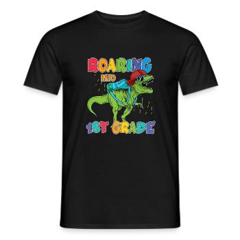 Hello 1st Grade Back To School First Day - Men's T-Shirt - black - Front - AI Model Male 178 light (178cm)