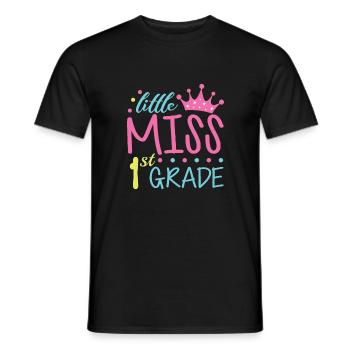 Hello 1st Grade Back To School First Day - Men's T-Shirt - black - Front - AI Model Male 178 light (178cm)