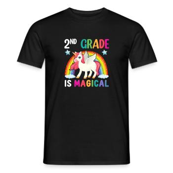 Zweite Klasse Rainbow Girls Jungen Lehrerteam 2. - Männer T-Shirt - Schwarz - Vorne - AI Model Male 178 light (178cm)