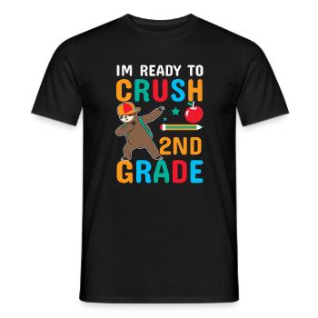 Zweite Klasse Rainbow Girls Jungen Lehrerteam 2. - Männer T-Shirt - Schwarz - Vorne - AI Model Male 178 light (178cm)