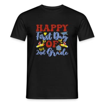 Zweite Klasse Rainbow Girls Jungen Lehrerteam 2. - Männer T-Shirt - Schwarz - Vorne - AI Model Male 178 light (178cm)