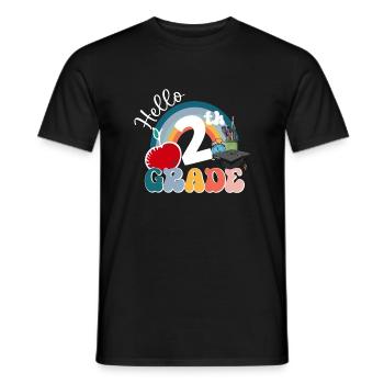Zweite Klasse Rainbow Girls Jungen Lehrerteam 2. - Männer T-Shirt - Schwarz - Vorne - AI Model Male 178 light (178cm)