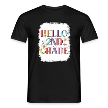 Zweite Klasse Rainbow Girls Jungen Lehrerteam 2. - Männer T-Shirt - Schwarz - Vorne - AI Model Male 178 light (178cm)
