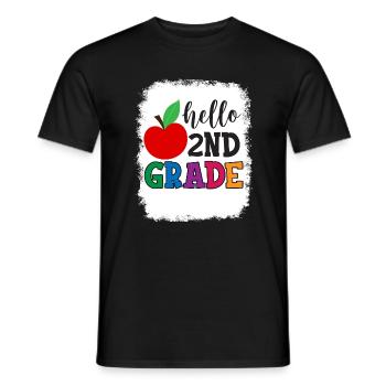 Zweite Klasse Rainbow Girls Jungen Lehrerteam 2. - Männer T-Shirt - Schwarz - Vorne - AI Model Male 178 light (178cm)
