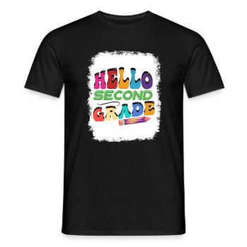 Zweite Klasse Rainbow Girls Jungen Lehrerteam 2. - Männer T-Shirt - Schwarz - Vorne - AI Model Male 178 light (178cm)