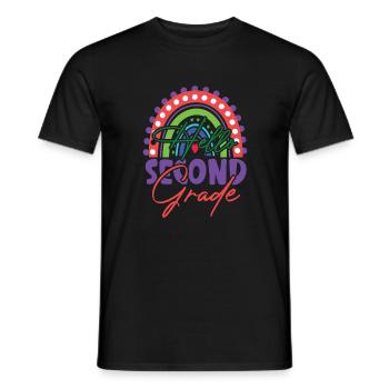 Zweite Klasse Rainbow Girls Jungen Lehrerteam 2. - Männer T-Shirt - Schwarz - Vorne - AI Model Male 178 light (178cm)