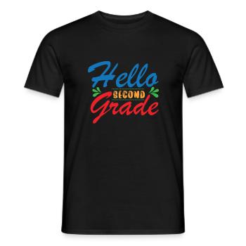 Zweite Klasse Rainbow Girls Jungen Lehrerteam 2. - Männer T-Shirt - Schwarz - Vorne - AI Model Male 178 light (178cm)