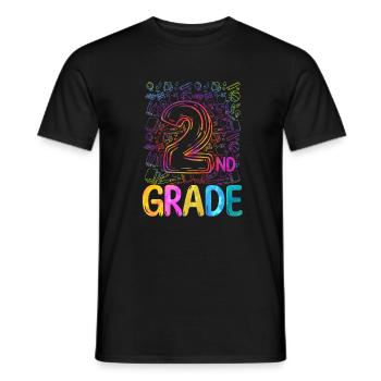 Zweite Klasse Rainbow Girls Jungen Lehrerteam 2. - Männer T-Shirt - Schwarz - Vorne - AI Model Male 178 light (178cm)