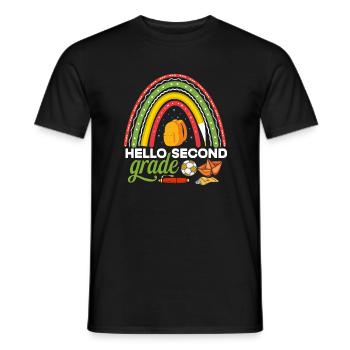 Zweite Klasse Rainbow Girls Jungen Lehrerteam 2. - Männer T-Shirt - Schwarz - Vorne - AI Model Male 178 light (178cm)