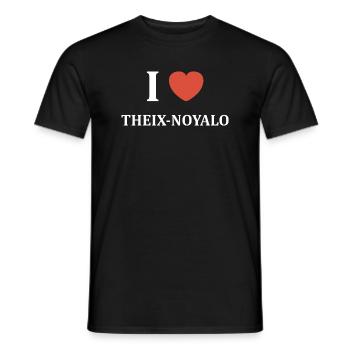 i love Theix Noyalo - T-shirt homme - noir - Devant - AI Model Male 178 light (178cm)