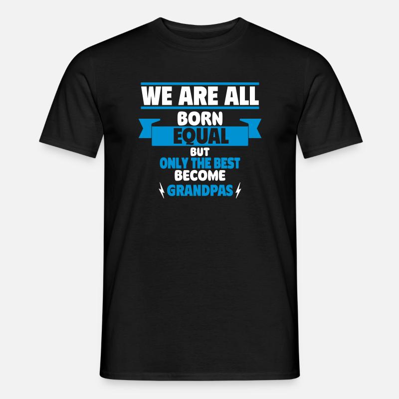 Seuls les meilleurs deviennent papy - T-shirt homme - noir