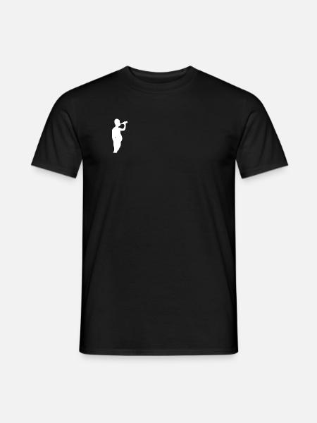 Bierbauch Logo - Männer T-Shirt - Schwarz