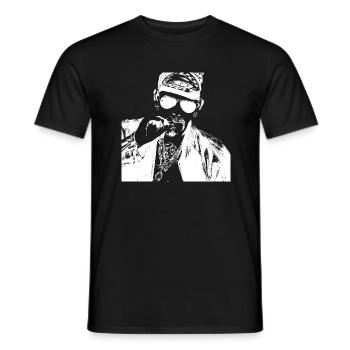 Rocker - Smoke on Mr. Cool Guy - T-shirt homme - noir - Devant - AI Model Male 178 light (178cm)