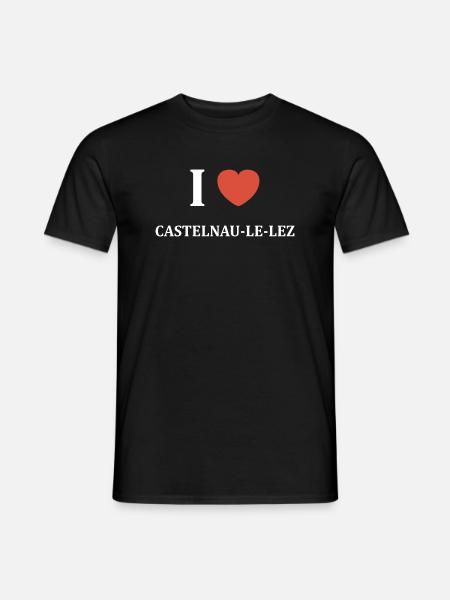 i love Castelnau le Lez - T-shirt homme - noir